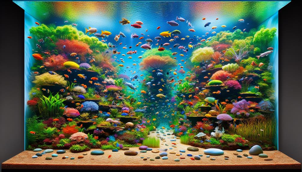 aquatic bliss in fish tank