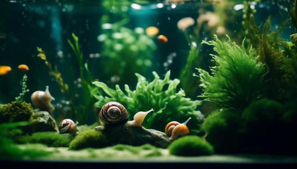aquatic snails for aquariums