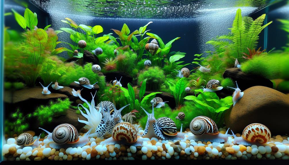 freshwater aquarium snail selection