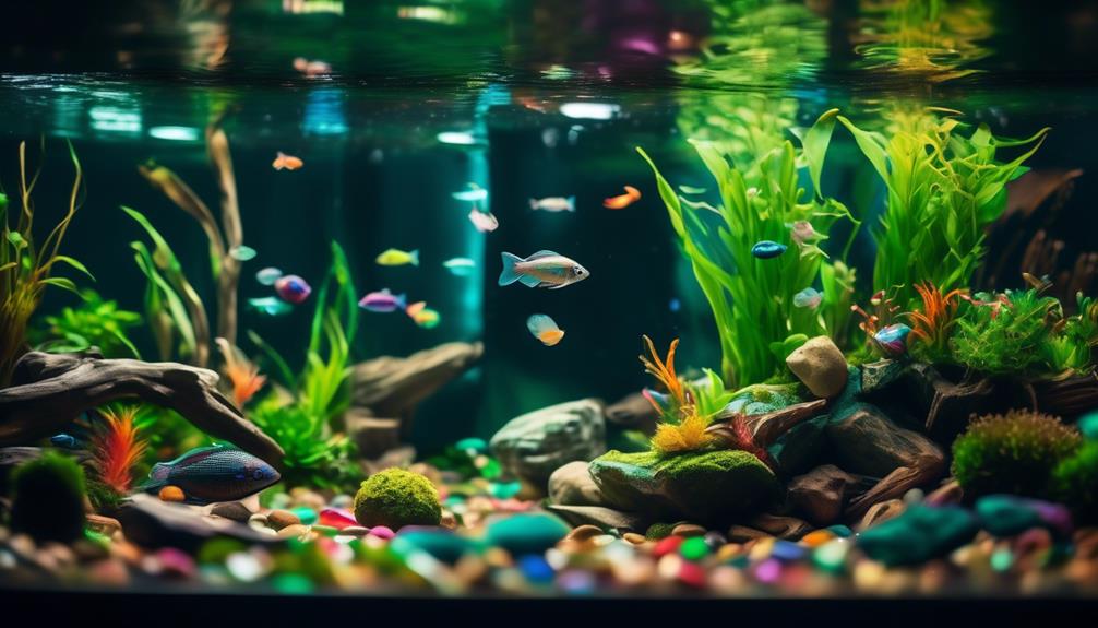 optimal rainbowfish habitat design