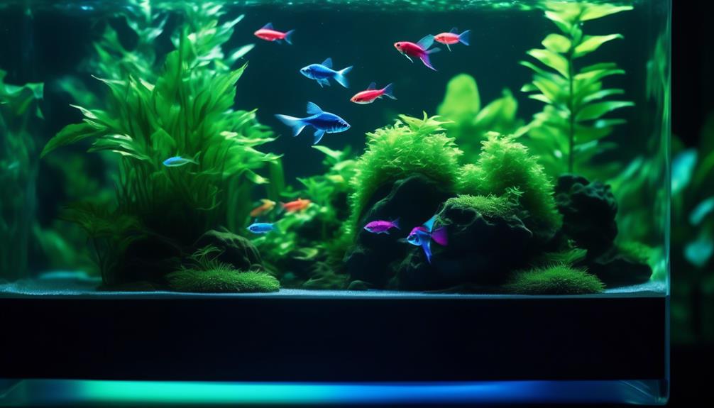 small colorful freshwater aquarium fish