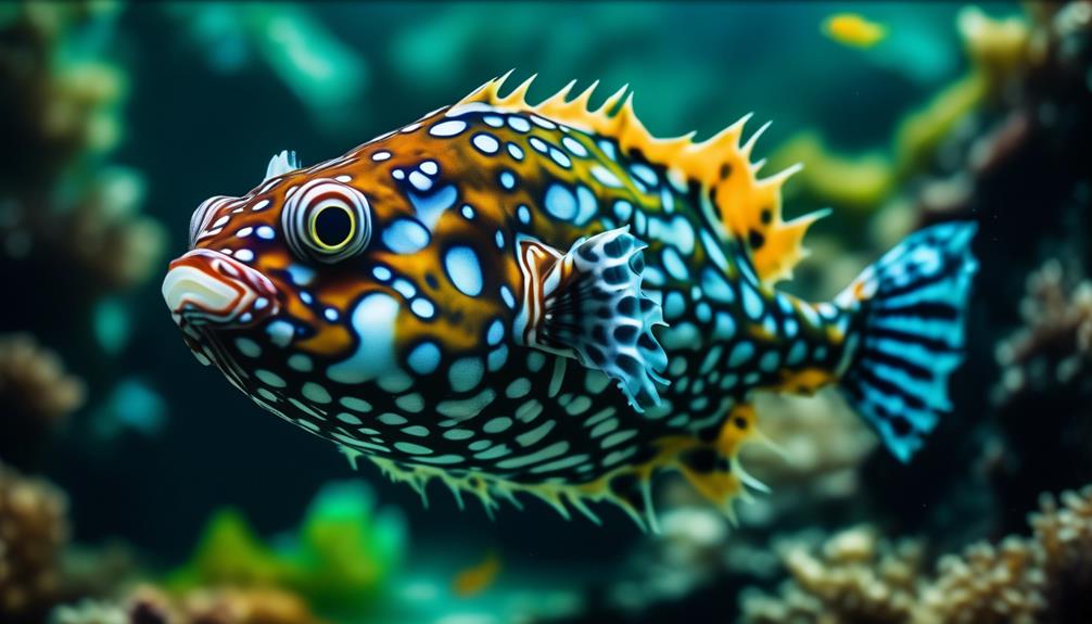 unique pufferfish species identification